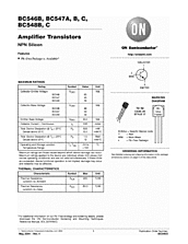 DataSheet BC547A pdf