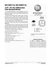 DataSheet MC100EP116 pdf
