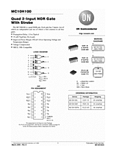 DataSheet MC10H100 pdf