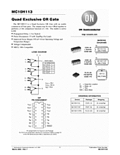 DataSheet MC10H113 pdf