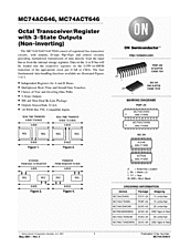 DataSheet MC74ACT646 pdf