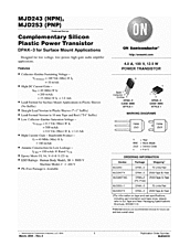 DataSheet MJD243 pdf