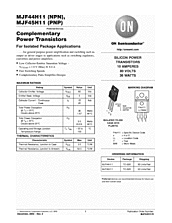 DataSheet MJF44H11 pdf