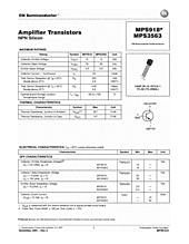 DataSheet MPS3563 pdf