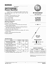 DataSheet MUR220 pdf