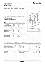 DataSheet 2SC5243 pdf