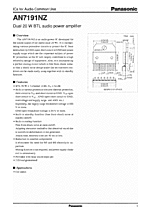 DataSheet AN7191NZ pdf