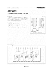 DataSheet AN7337N pdf