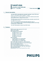 DataSheet 74AUP1G00 pdf