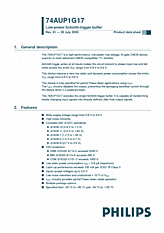 DataSheet 74AUP1G17 pdf