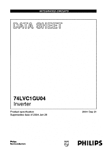 DataSheet 74LVC1GU04 pdf