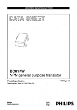 DataSheet BC817W pdf