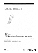 DataSheet BF199 pdf