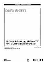 DataSheet BFG540/X pdf