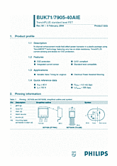 DataSheet BUK7105-40AIE pdf