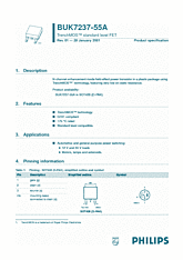 DataSheet BUK7237-55A pdf