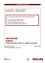 DataSheet HEF40244B pdf