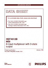 DataSheet HEF4512B pdf