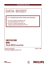 DataSheet HEF4518B pdf