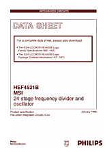 DataSheet HEF4521B pdf