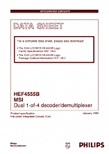 DataSheet HEF4555B pdf