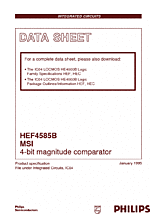 DataSheet HEF4585B pdf