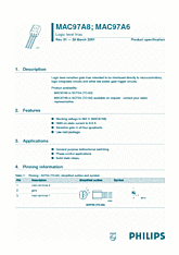 DataSheet MAC97A6 pdf