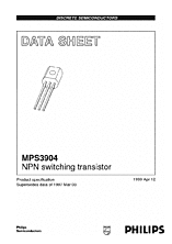 DataSheet MPS3904 pdf