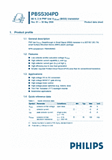 DataSheet PBSS304PD pdf