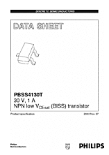 DataSheet PBSS4130T pdf