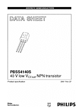 DataSheet PBSS4140S pdf