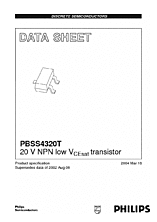 DataSheet PBSS4320T pdf