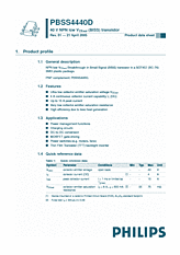 DataSheet PBSS4440D pdf