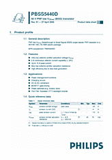 DataSheet PBSS5440D pdf