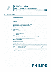 DataSheet PBSS9110AS pdf