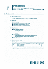 DataSheet PBSS9110S pdf