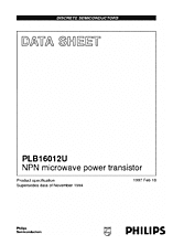 DataSheet PLB16012U pdf