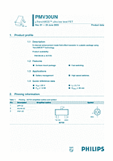 DataSheet PMV30UN pdf