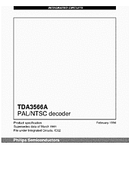 DataSheet TDA3566A pdf