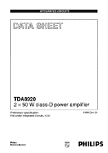 DataSheet TDA8920 pdf