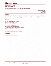 DataSheet M56750FP pdf