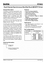 DataSheet RT9602 pdf