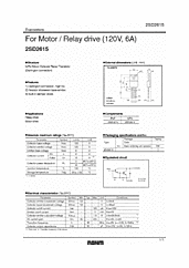 DataSheet 2SD2615 pdf