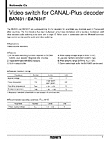 DataSheet BA7631F pdf