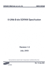 DataSheet K4S511632B pdf