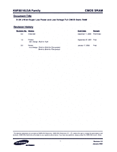 DataSheet K6F8016U3A pdf