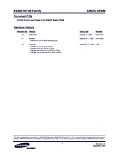 DataSheet K6X8016T3B pdf