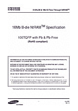 DataSheet K7M161835B pdf