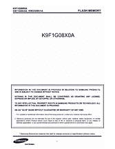 DataSheet K9F1G08U0A pdf