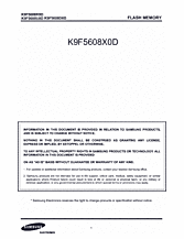DataSheet K9F5608U0D pdf
